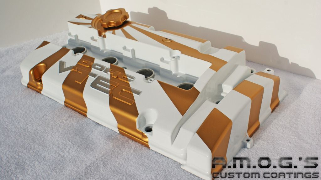 H22 Valve Cover JDM Gold Sun White/Gold Honda Prelude Online